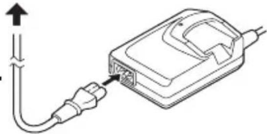 SANYO Xacti VPC-C4E - Una vez cargada por completo la batería, retírela del cargador/ adaptador de CA. - 1