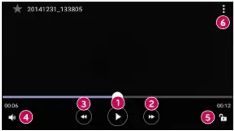 LG Magna Y90 - Opciones del video - 1