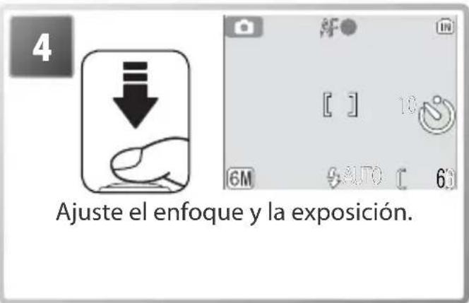 4 Ajuste el enfoque y la exposición.