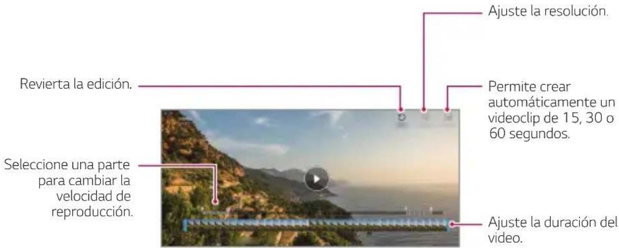 LG K71N - Cómo editar videos - 1
