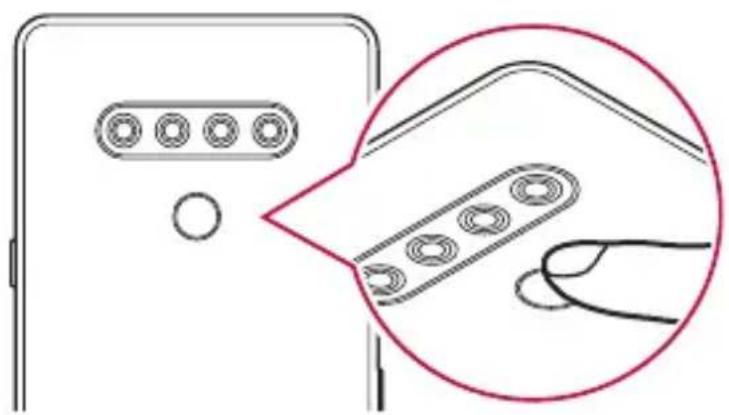 LG K71N - Cómo registrar huellas digitales - 3