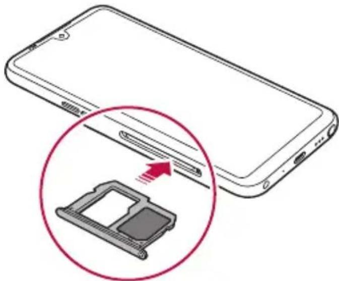 LG K71N - Cómo instalar la tarjeta SIM - 5