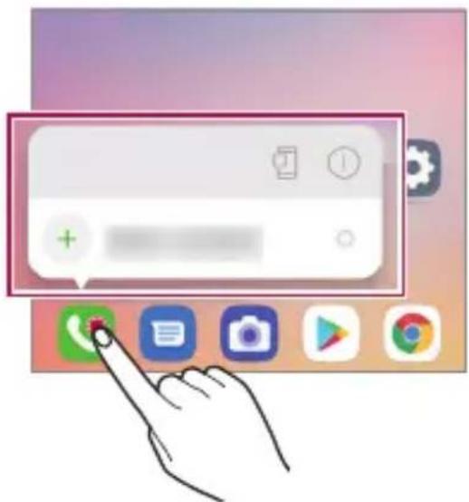 LG K71N - Acceso directo de las aplicaciones - 1