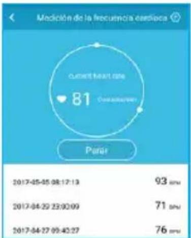 Medición de la frecuencia certifica current heart rate 81 Cerebellar Para 2017-05-05 08:17:13 93 bpm 2017-04-29 23:00:09 71 bpm 2017-04-27 09:40:27 76 bpm