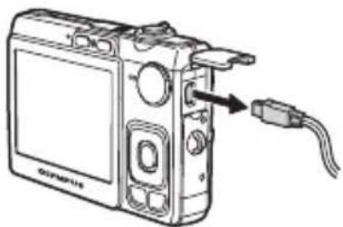 OLYMPUS X-830 - 5Desconecte el cable USB de la impresora. - 1