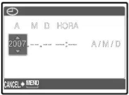 OLYMPUS X-830 - a. Presione los botones △/□ y ▽ para seleccionar [A]. - 3