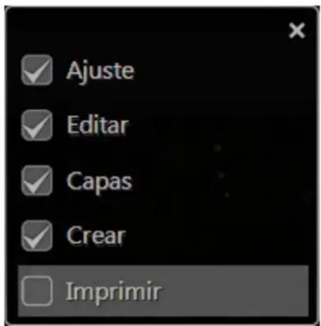 Ajuste Editar Capas Crear Imprimir