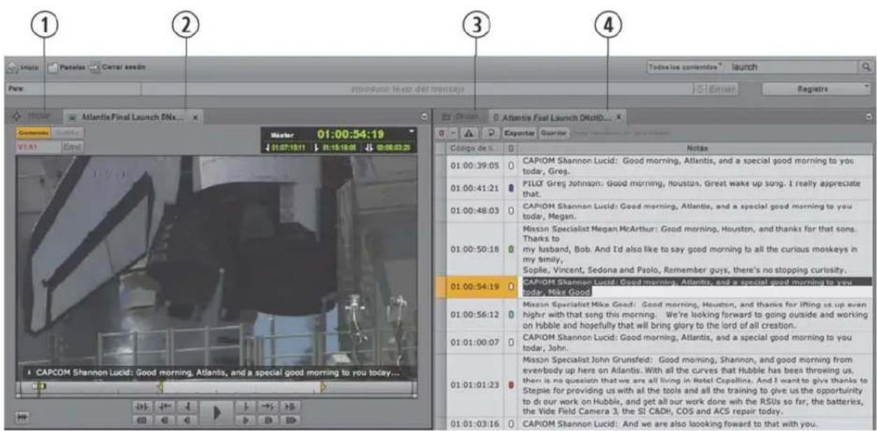Avid Interplay Central 1.5 - La vista de Registro - 1