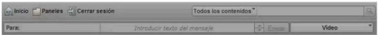 Inicio Paneles Cerrar sesión Todos los contenidos Para: Introducir texto del mensaje Enviar Video