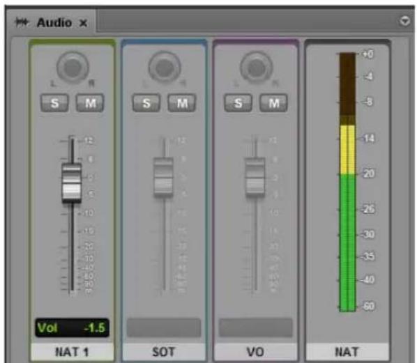 Avid Interplay Central 1.5 - Para ajustar niveles de audio para una secuencia: - 1