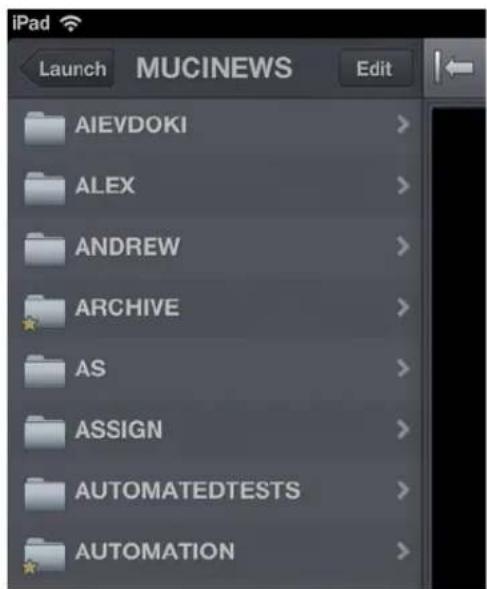 iPad Launch MUCINEWS Edit AIEVDOKI > ALEX > ANDREW > ARCHIVE > AS > ASSIGN > AUTOMATEDTESTS > AUTOMATION >