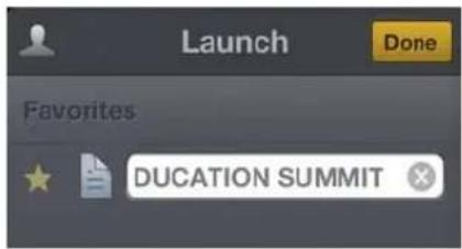 Avid Interplay Central 1.5 - Para editar el nombre de un Favorito: - 1