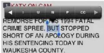 KATY ON CAM REMORSE FOR HIS 1994 FATAL CRIME SPREE, BUT STOPPED SHORT OF AN APOLOGY DURING HIS SENTENCING TODAY IN WAUKESHA COUNTY.