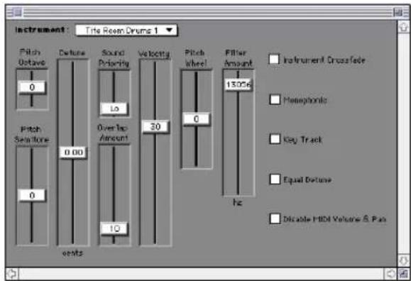 Avid SampleCell II Plus - Para abrir la ventana Misc: - 1