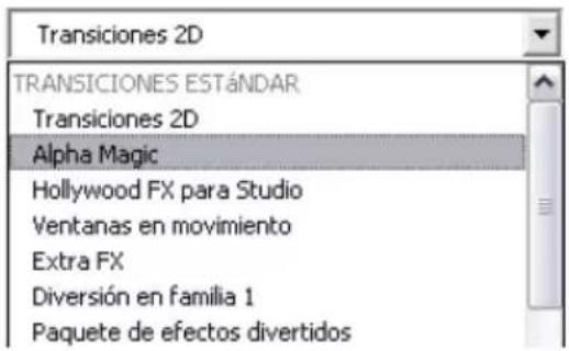 Transiciones 2D TRANSICIONES ESTÁNDAR Transiciones 2D Alpha Magic Hollywood FX para Studio Ventanas en movimiento Extra FX Diversión en familia 1 Paquete de efectos divertidos