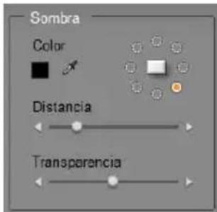 Sombra Color Distancia Transparencia