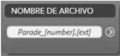 NOMBRE DE ARCHIVO Parade_[number].[ext]