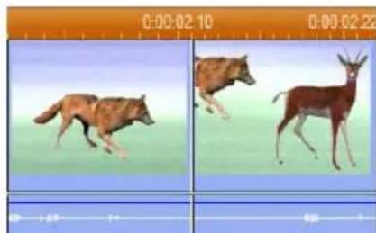 Avid Studio 14 - Cuchilla: botón Dividir clip / escena - 3