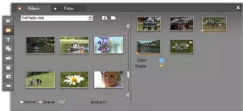 Videos Fotos Trail happy.mpj Color: Fonto: Archives Descenes 50° 55-60 da 77