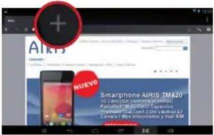 AIRIS OnePad 740 - ABRIR UNA NUEVA VENTANA EN EL NAVEGADOR. - 1