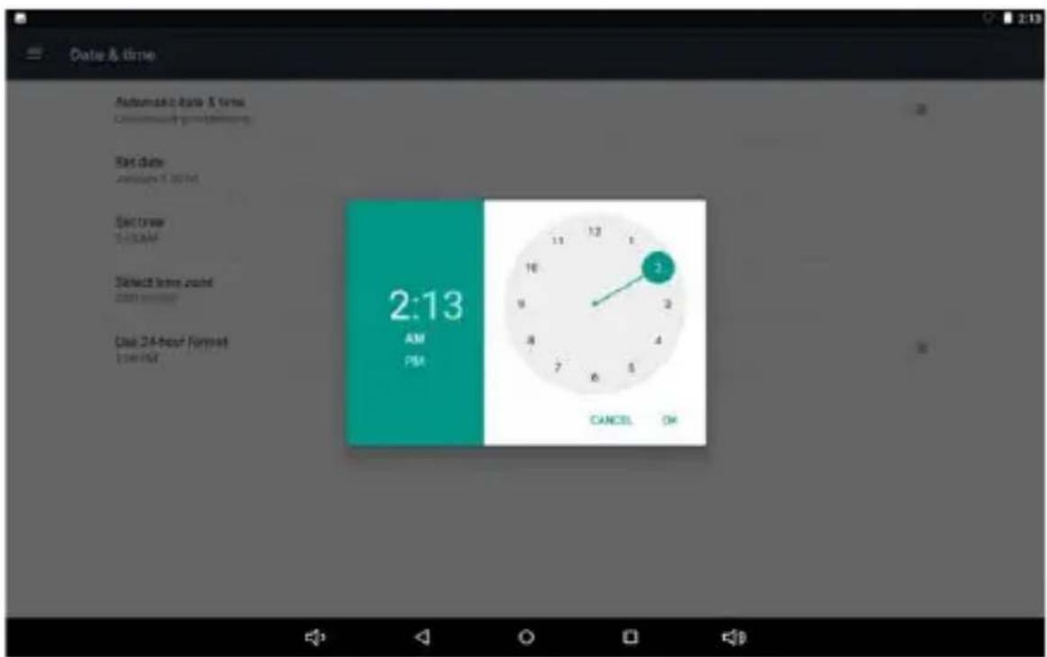 WOXTER N100 - Opciones de fecha y hora: - 2