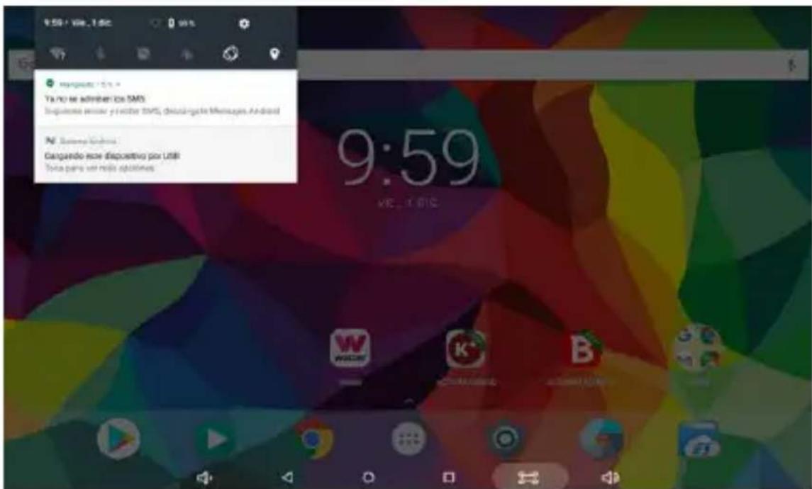 9:59 WE, TIME Ta no se admitir los SMS Sequiera sensor y elécto SMS, deslagríguez Mensugas Android NE Solvency Chimica Cargando escro Espositivo por USB Tota para ver más optónicas 9:59