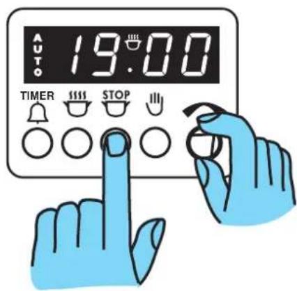 AUTO 19:00 TIMER STOP