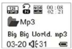 128 HPS N NOR 00:08 02:21 Mp3 Big Big World. mp3 03-20 31