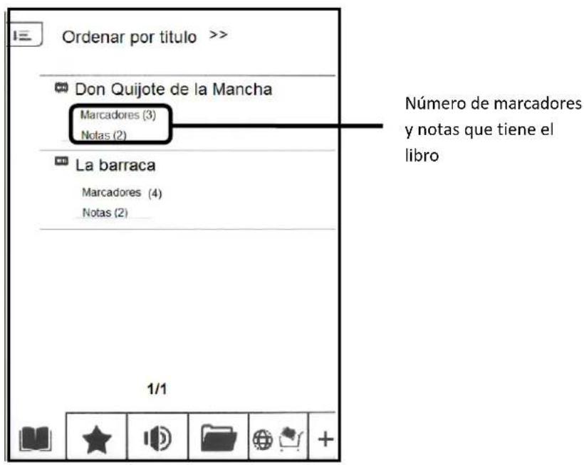 Ordenar por título >> Don Quijote de la Mancha Marcadores (3) Notas (2) La barraca Marcadores (4) Notas (2) Número de marcadores y notas que tiene el libro 1/1