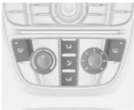 OPEL Cabrio (2018) - Sistema de calefacción y ventilación - 1