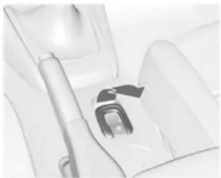 OPEL Cabrio (2018) - Accionamiento con el interruptor de la consola central - 1