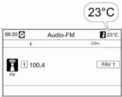 23°C 09:20 Audio-FM 23°C CDin 1 100,4 FAV 1 FM