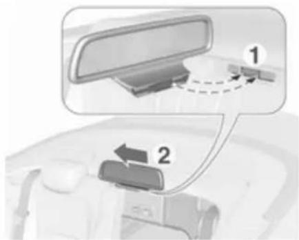OPEL Cabrio (2018) - Colocación del deflector de aire pequeño - 2