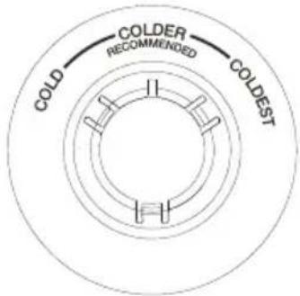 COLD COLDER RECOMMENDED COLODEST