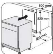 ZANUSSI ZDF303 - Instalación debajo de una encimera - 1