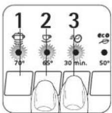 ZANUSSI ZDF303 - Ajuste electrónico del descalcificador de agua (consulte la tabla) - 2