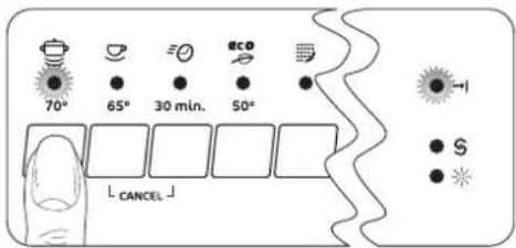 ZANUSSI ZDF303 - Ajuste electrónico del descalcificador de agua (consulte la tabla) - 3
