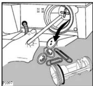 ZANUSSI WD1010 - Limpieza de la zona de descarga - 3