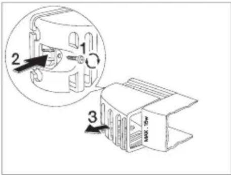 ZANUSSI ZRB36NVC8 - Como sustituir la bombilla - 1