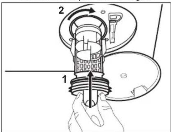 AEG L7FBG862O - Para limpar a bomba, proceda assim: - 7