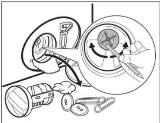 AEG L7FBG862O - Para limpar a bomba, proceda assim: - 5