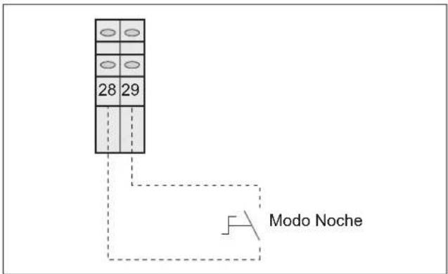 Baxi 10MR - Contacto a distancia modo Noche (Night mode) - 1