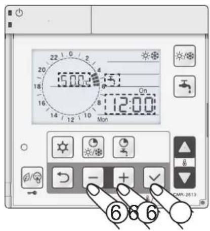 Baxi 10MR - Programación franjas horarias ACS, Low Tariff, Night Mode - 8