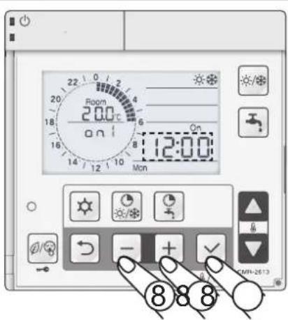 Baxi 10MR - Programación Franjas horarias - 10