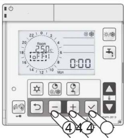 Baxi 10MR - Programación Franjas horarias - 4
