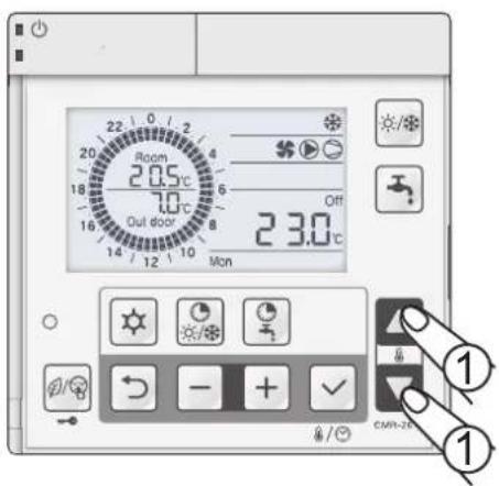 Baxi 10MR - Seleccionar el punto de ajuste ambiente deseado - 2