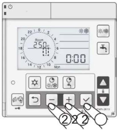 Baxi 10MR - Programación Franjas horarias - 2