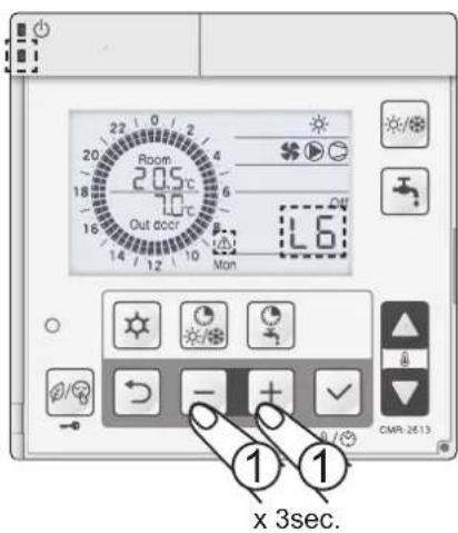 Baxi 10MR - Reset alarmas - 1