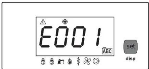 Baxi PBM2-I 20 - Presencia de una alarma - 4