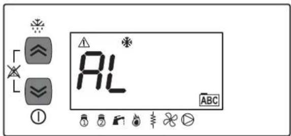 Baxi PBM2-I 20 - Presencia de una alarma - 3